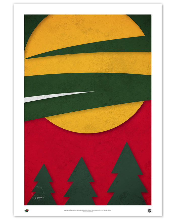 Minimalist Minnesota Wild Art Print