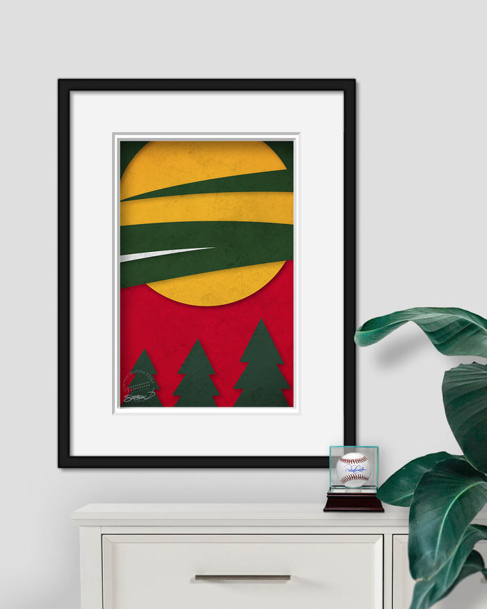 Minimalist Minnesota Wild Art Print