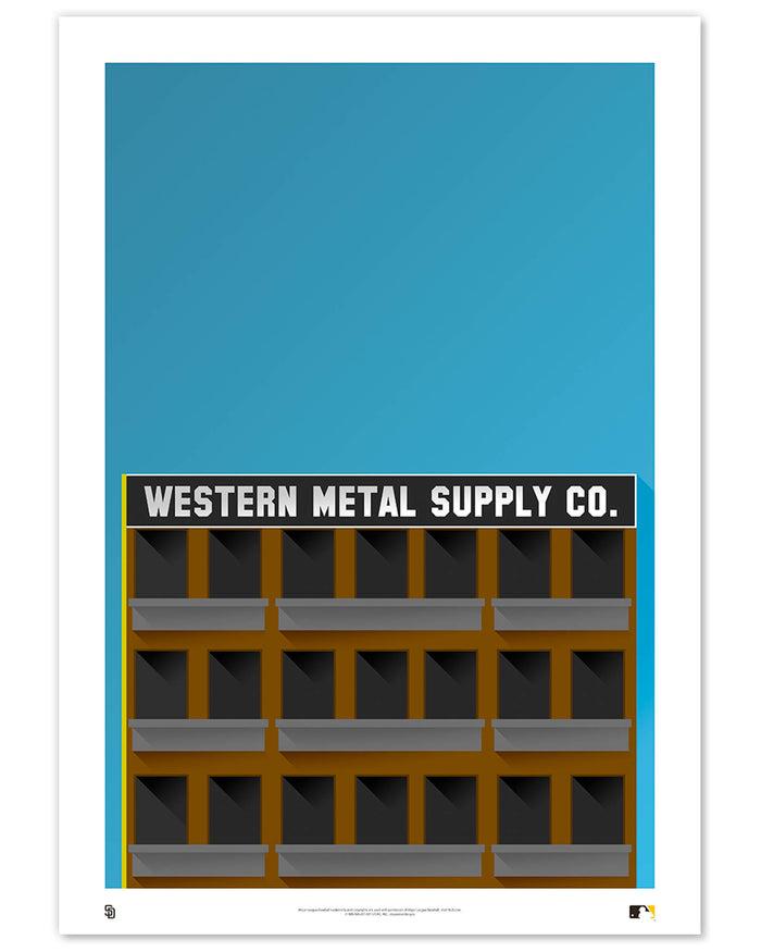 Minimalist Petco Park Art Print