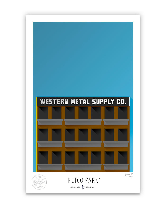 Minimalist Petco Park Art Print