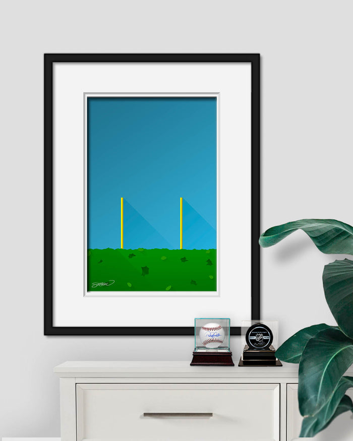 Minimalist Sanford Stadium Art Print