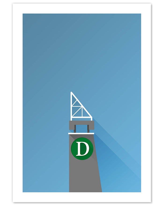 Minimalist Three River Stadium Art Print