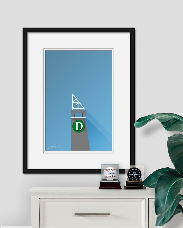 Minimalist Three River Stadium Art Print