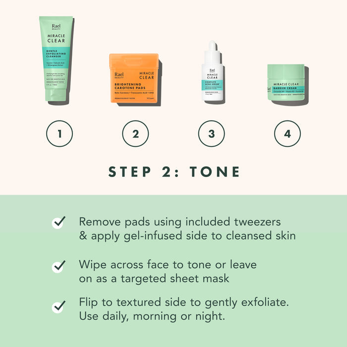 Miracle Clear Brightening Carotene Pads