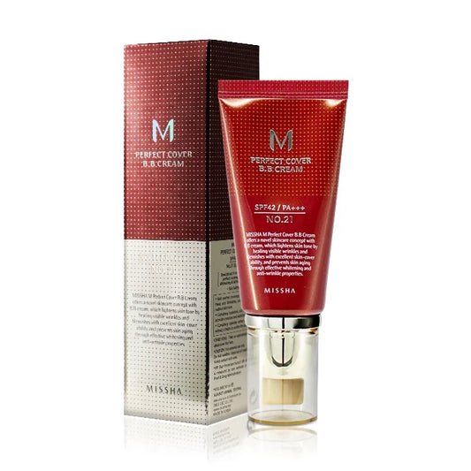 MISSHA M Perfect Cover BB Cream  بي بي ام بيرفكت كريم من ميشا