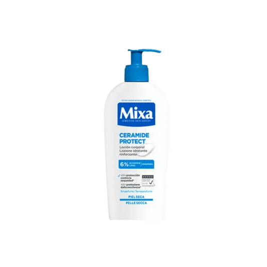 MIXA Sensitive Skin Expert Ceramide Protect 6% Glycerin & Lipids Ceramides  كريم الجسم للبشرة الحساسة باليوريا و السيكا من ميكسا