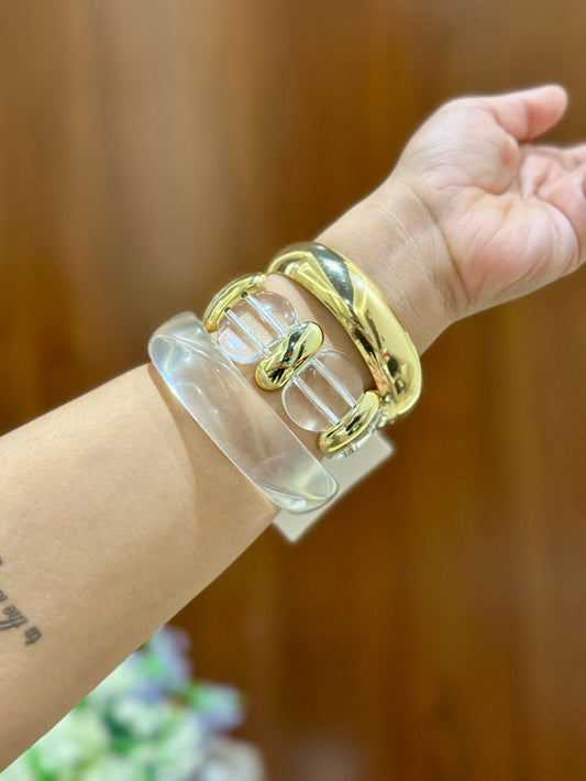 Modern Resin Bangle Stack Set Of 3 RB 04