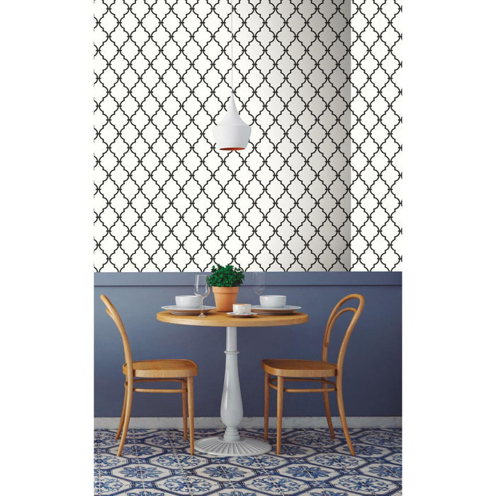 Modern Trellis Peel And Stick Wallpaper - EonShoppee