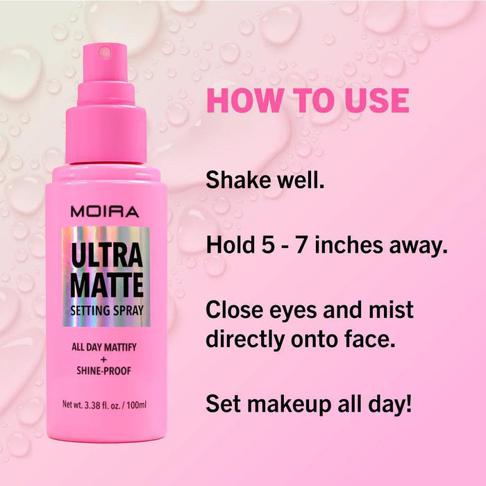 MOIRA Ultra Matte Setting Spray 100 mL