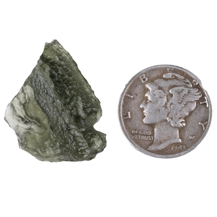 Moldavite 2.46 g 23x17x8mm - InnerVision Crystals