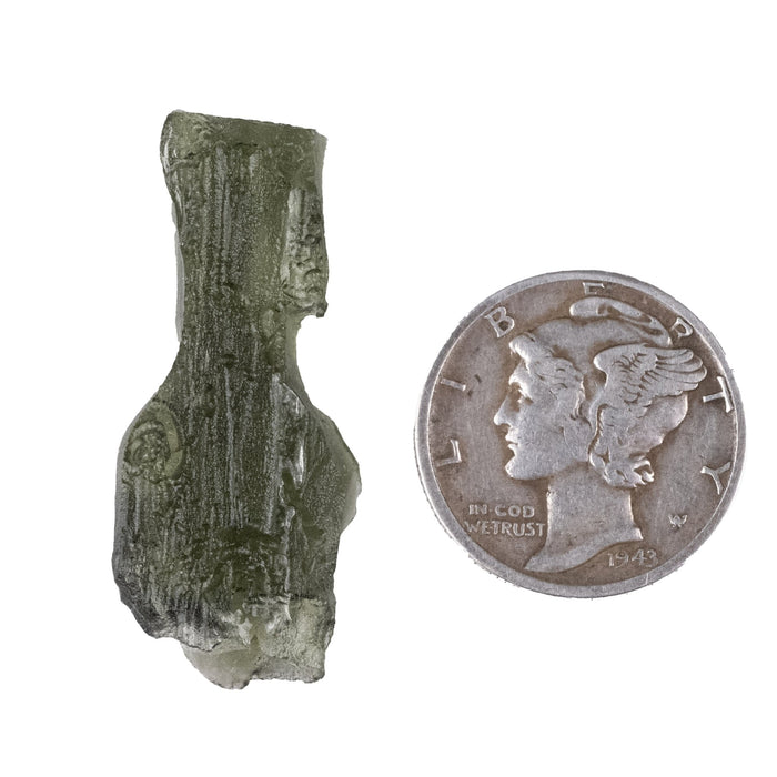 Moldavite 2.57 g 30x13x5mm - InnerVision Crystals
