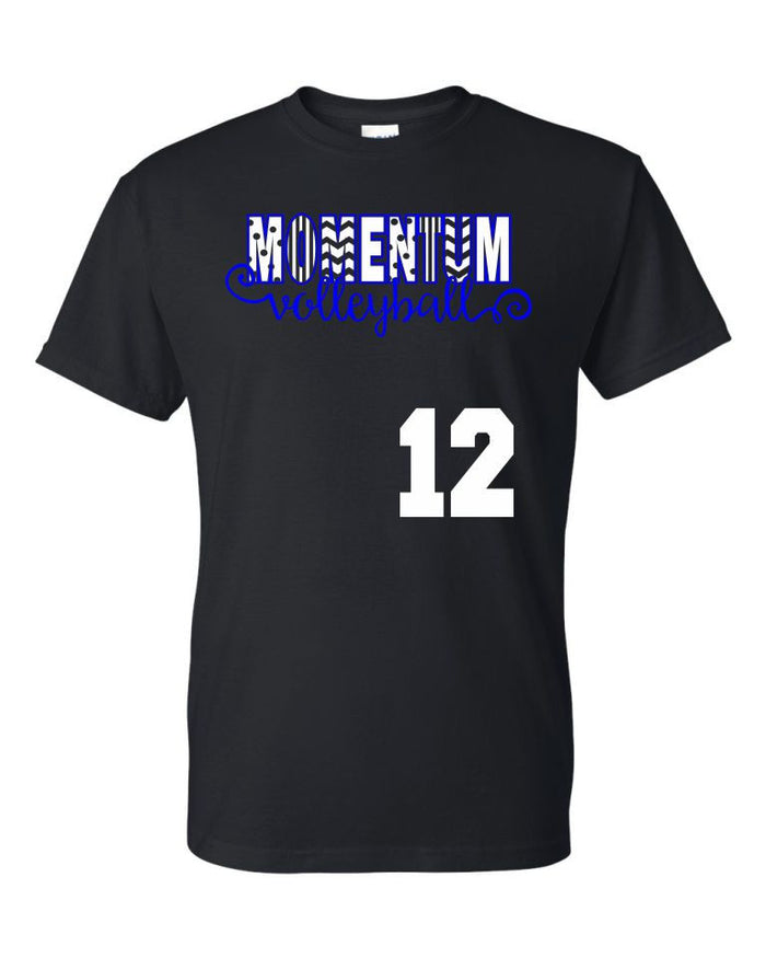 Momentum Volleyball Swirly Tee