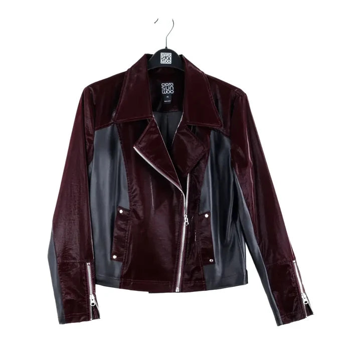 Mulberry Liquid Leather Jacket