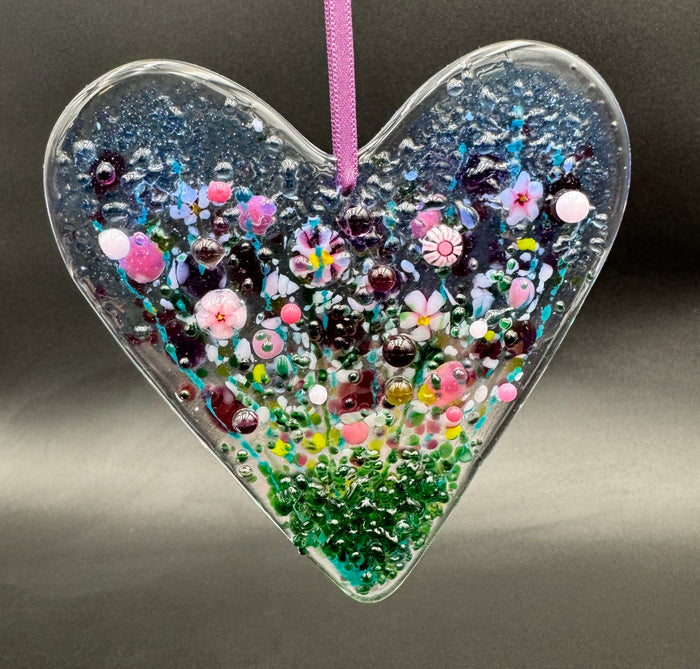 Murrini Suncatcher Purple & Pink