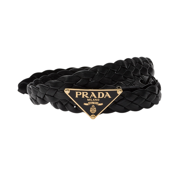 Nappa leather belt
