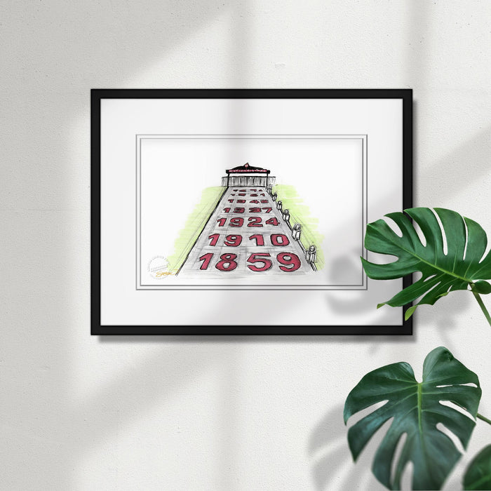 Nationals Park Ink Sketch (Main Gate) Limited Edition Art Print