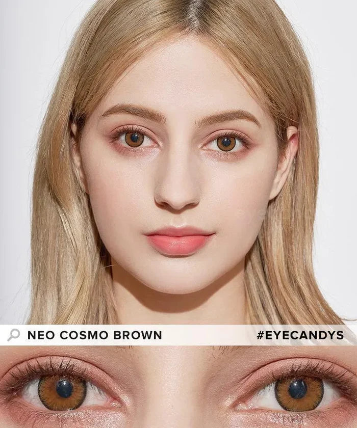NEO Cosmo Brown (Custom Toric) Color Contacts for Astigmatism - EyeCandys