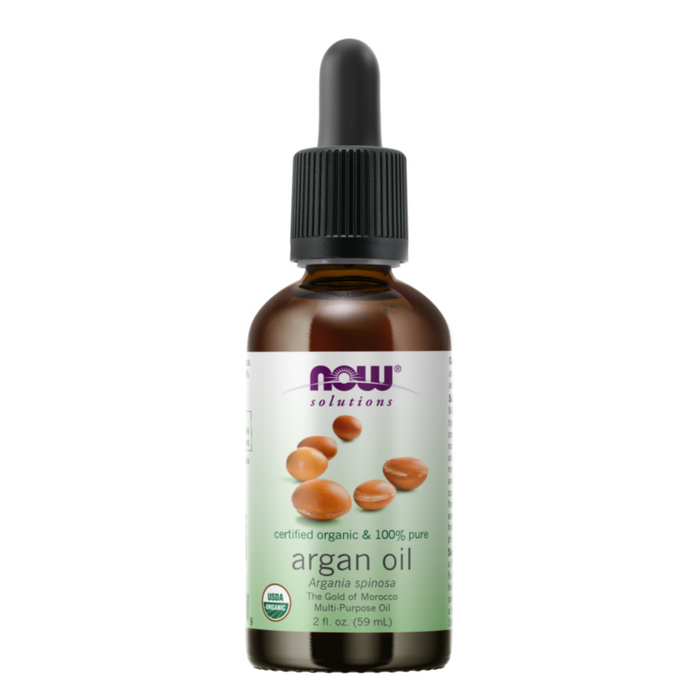 NOW FOODS Certified Organic & 100% Pure Argan Oil زيت الارغان النقي من ناو