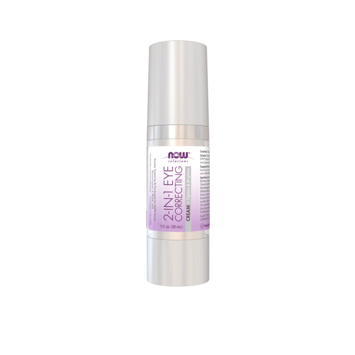 NOW FOODS Solutions 2 in 1 correcting eye cream كريم لتحت العين