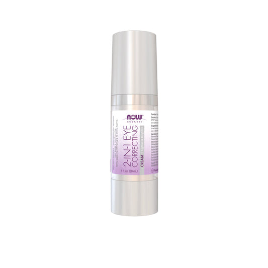 NOW FOODS Solutions 2 in 1 correcting eye cream كريم لتحت العين