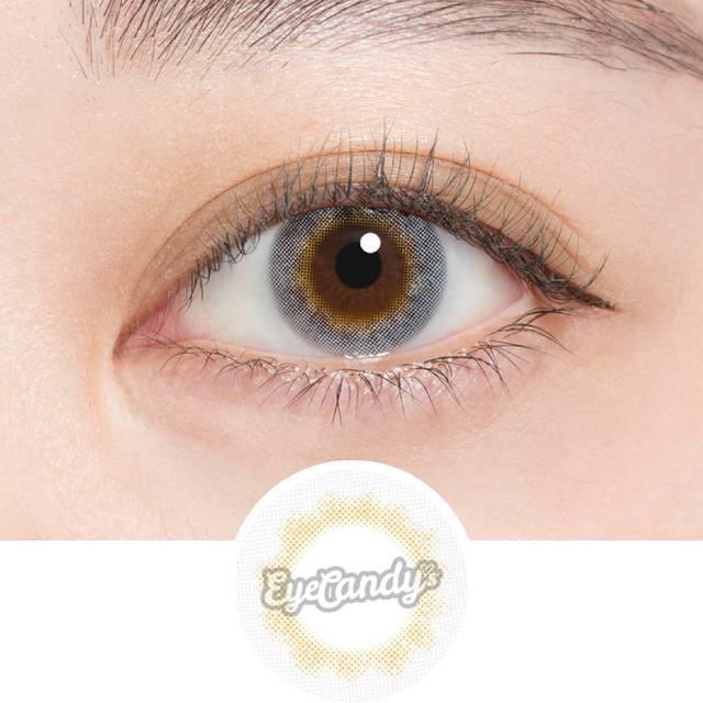 N's Collection Lassie Grey (10pk) Natural Color Contact Lens for Dark Eyes - EyeCandys