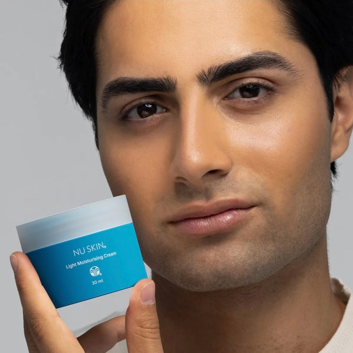 Nu Skin Light Moisturising Cream 30ml - Lightweight Hydrating Formula with Ceramides & Peptides - SD Cosmetics Care