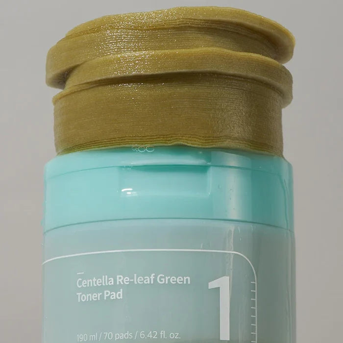 NUMBUZIN No.1 Centella Re-leaf Green Toner Pad شرائح التونر بالسنتيلا لتهدئة البشرة من نمبوزين