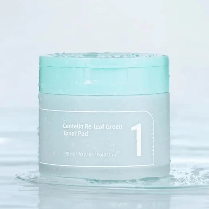 NUMBUZIN No.1 Centella Re-leaf Green Toner Pad شرائح التونر بالسنتيلا لتهدئة البشرة من نمبوزين