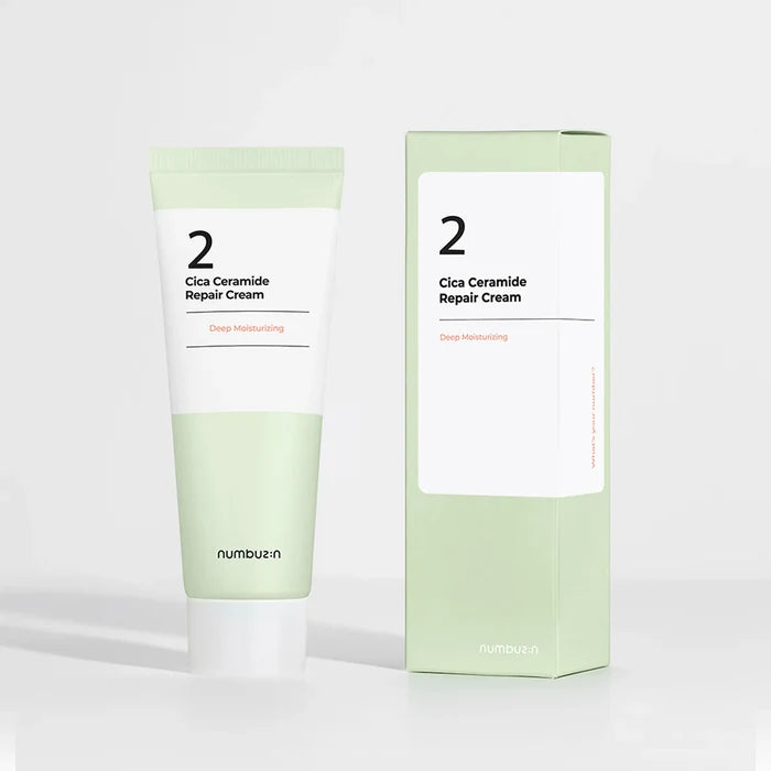 NUMBUZIN No.2 Cica Ceramide Repair Creamكريم السيكا والسيراميد لترطيب وتهدئة البشرة