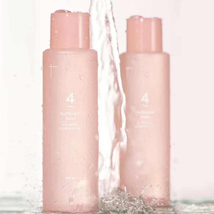 Numbuzin No.4 Hydrating Glow Mineral Toner 200ml | GlamTouch UK