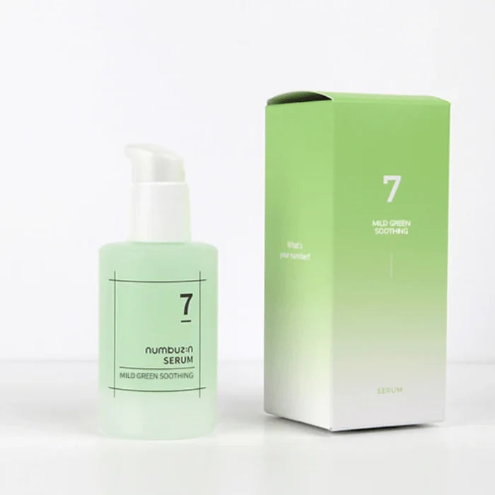 NUMBUZIN No.7 Mild Green Soothing Serum سيروم مهدئ للبشرة من نمبوزين