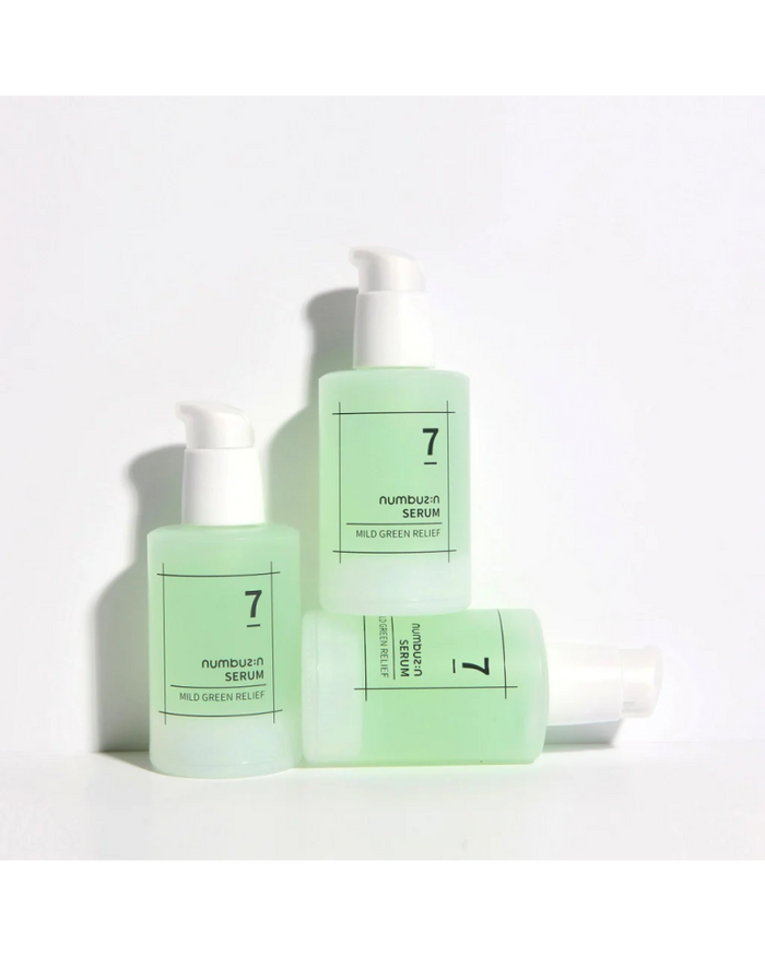NUMBUZIN No.7 Mild Green Soothing Serum سيروم مهدئ للبشرة من نمبوزين