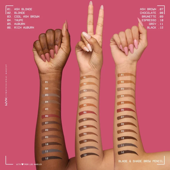 NYX Blade & Shade Nano Brow Mechanical Pencil قلم الحواجب براسين من نيكس