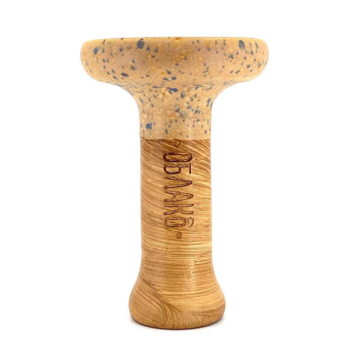 Caramel/Blue Dots
