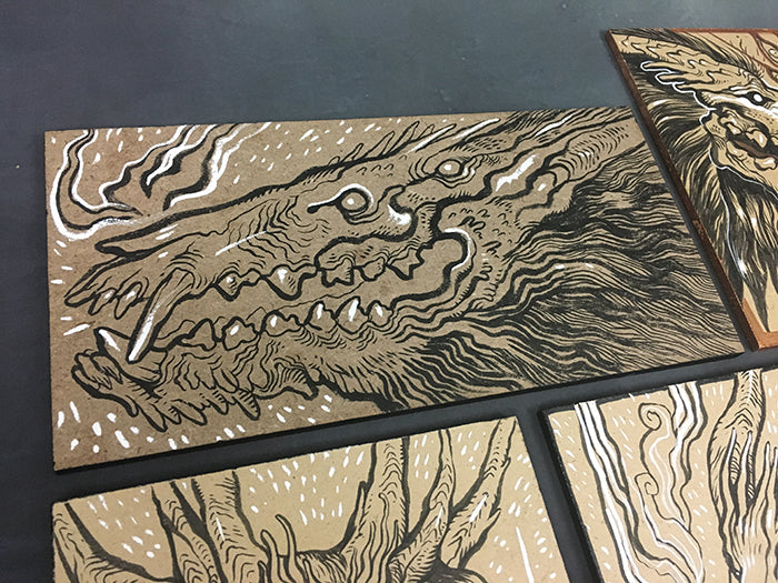 OCCULT INK DRAWING
