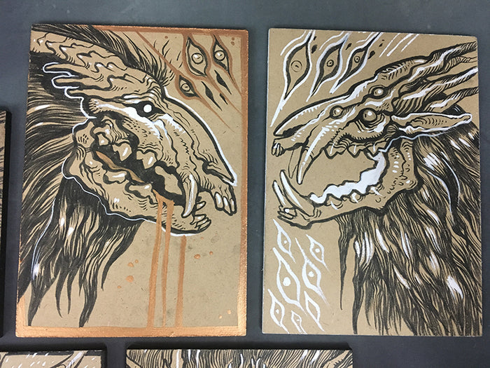 OCCULT INK DRAWING