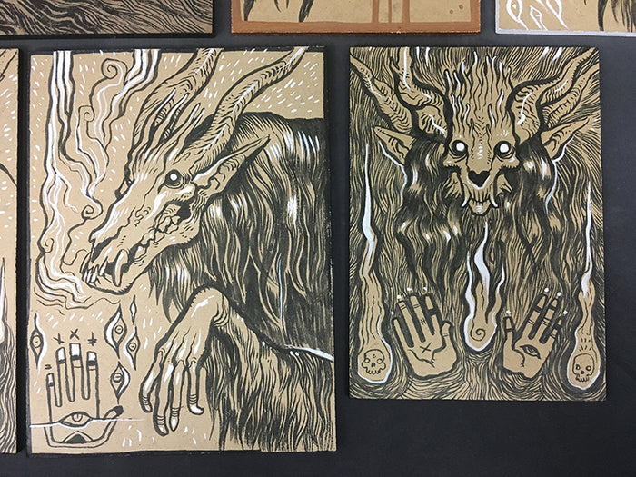 OCCULT INK DRAWING