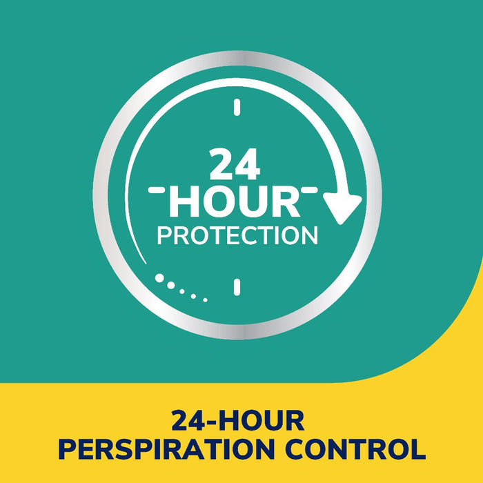 Odor-X® No Sweat dry spray 24-hour protection badge