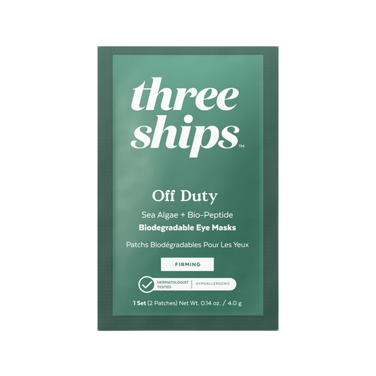OffDuty™ Sea Algae + Bio-Peptide Smoothing Biodegradable Eye Mask - Single