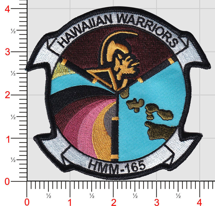 Officially Licensed HMM-165 Hawiian Warriors Patch