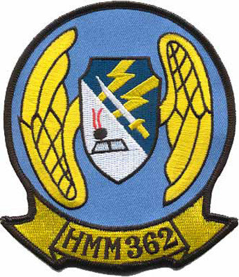 Officially Licensed USMC HMM 362 Patch