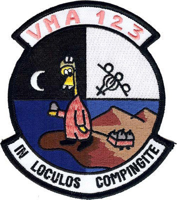 Officially Licensed USMC VMA-123 Patch