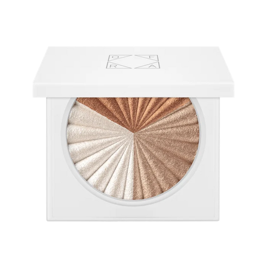 OFRA Highlighter liquid to baked formula create show stopping EVER GLOW هايلايت اوفرا الثلاثي