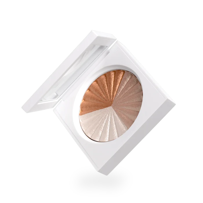 OFRA Highlighter liquid to baked formula create show stopping EVER GLOW هايلايت اوفرا الثلاثي