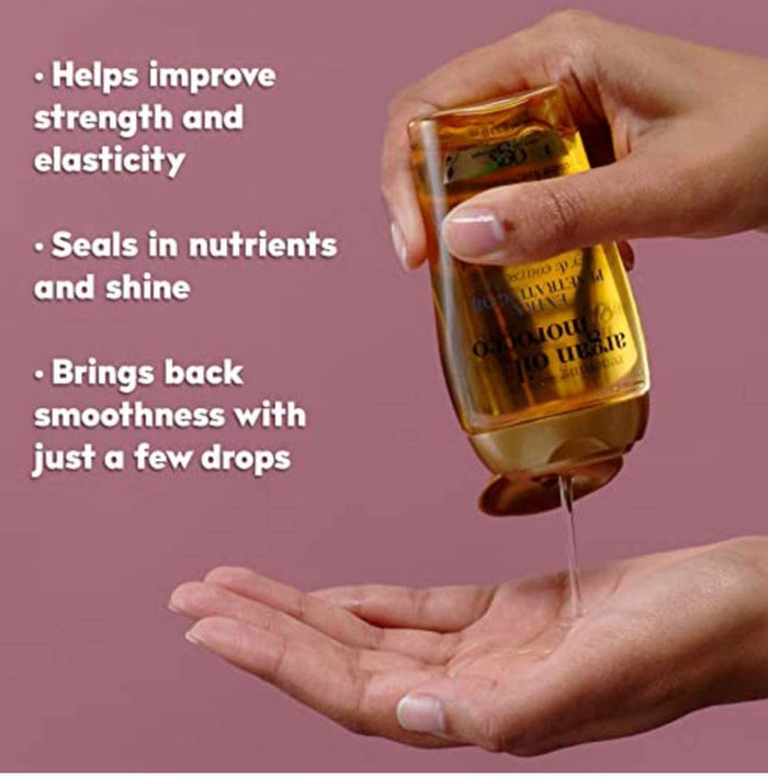 Ogx RENEWING + Argan Oil Of Morocco Extra Penetrating Oil زيت الاركان المغربي من او جي اكس