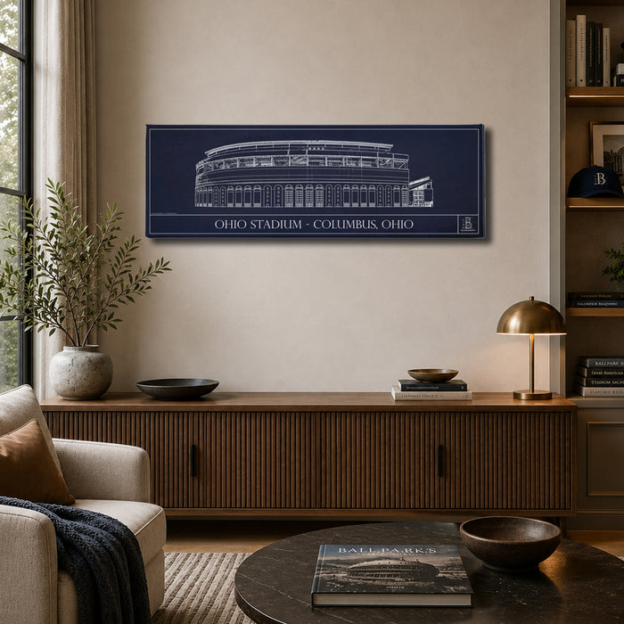 Ohio Stadium Panoramic Canvas