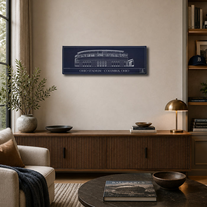Ohio Stadium Panoramic Canvas