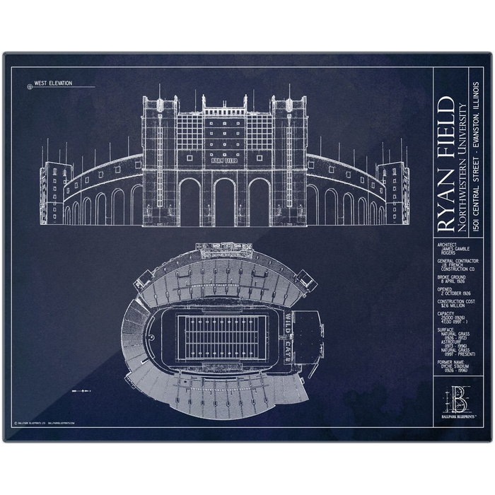 Old Ryan Field - Northwestern Wildcats