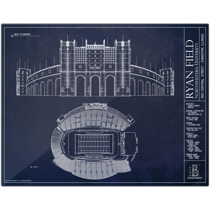Old Ryan Field - Northwestern Wildcats