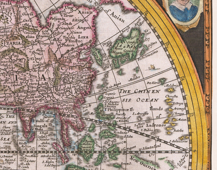 Old World Map, 1626 by John Speed